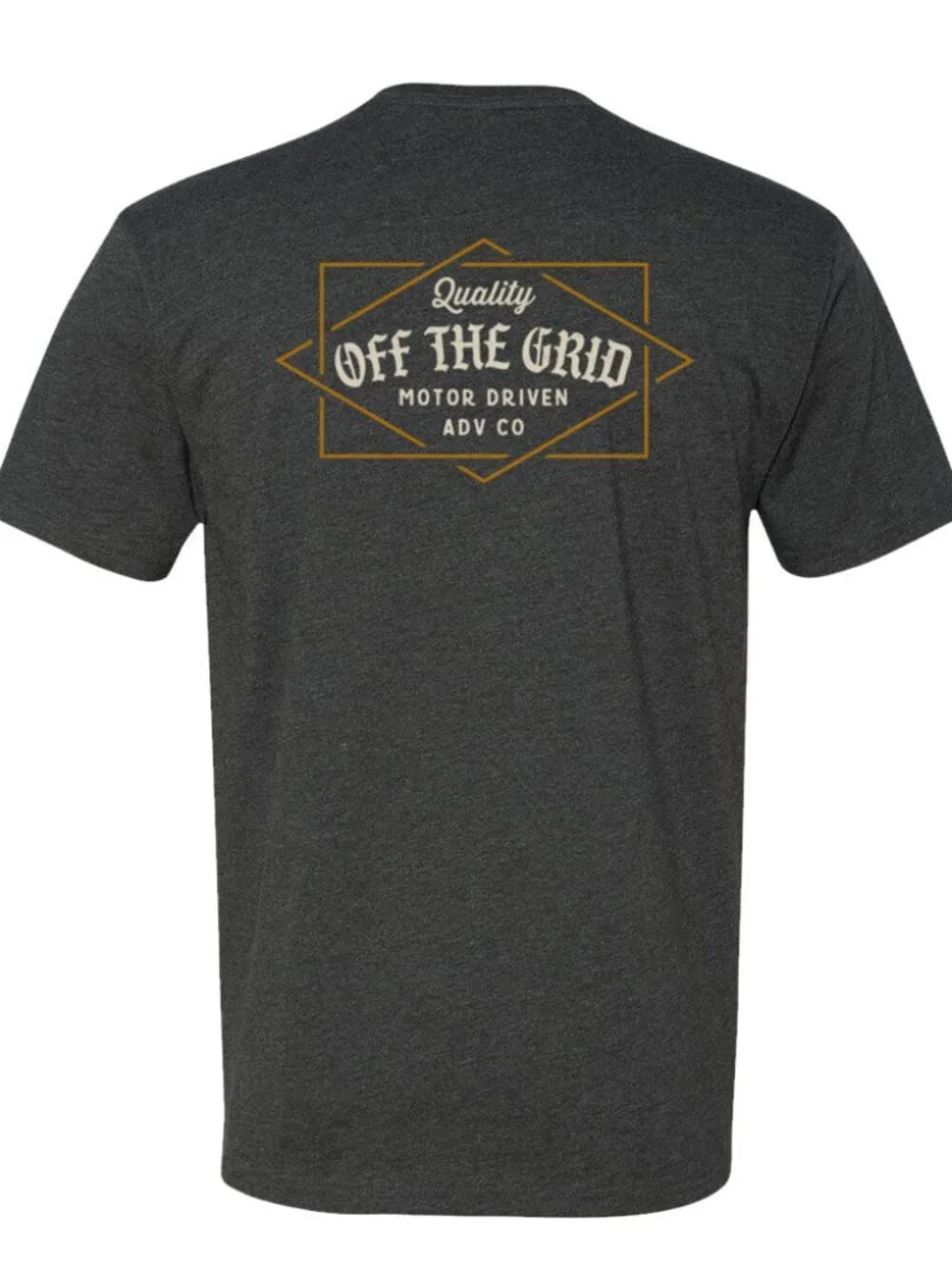 Off The Grid Surplus Old Fashioned Tee S/S Tee Shirt - Dark Grey Heather